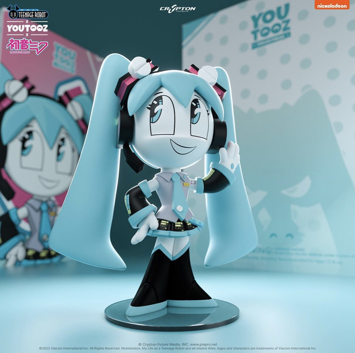 My Life as a Teenage Robot - Piapro Characters - Jenny Wakeman - Hatsune Miku x Youtooz - My Life as a Teenage Robot x Youtooz - Youtooz (#454) - Hatsune Miku Ver. (Youtooz) photo 2