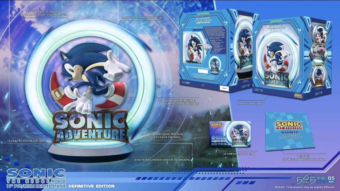 Sonic Adventure - Sonic the Hedgehog - Definitive Edition (First 4 Figures) photo 16