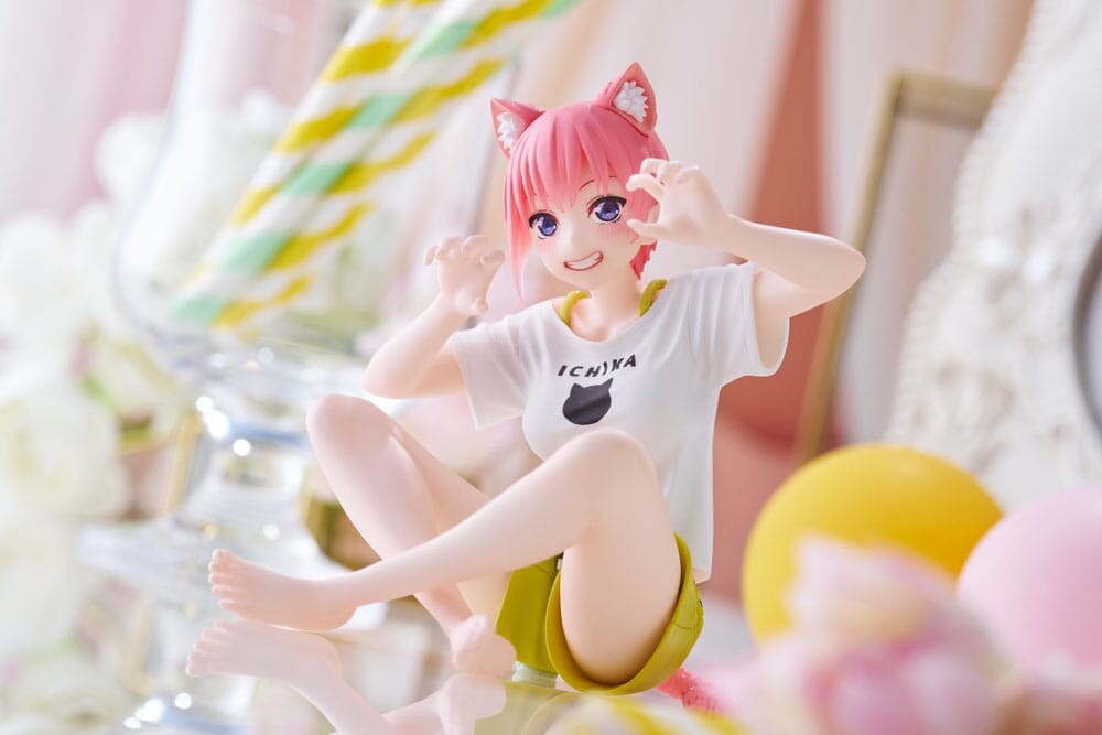 Gotoubun no Hanayome ∬ - Nakano Ichika - Desktop Cute - Cat Room Wear ver. (Taito) photo 3