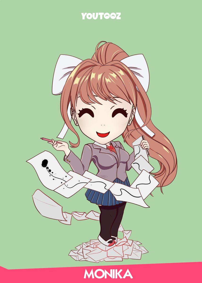 Doki Doki Literature Club! - Monika - Doki Doki Literature Club! x Youtooz  (#2) - Youtooz (Youtooz)