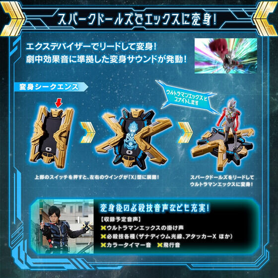 Ultraman X - Replica - Ultra Replica - Spark Doll (Bandai) photo 3