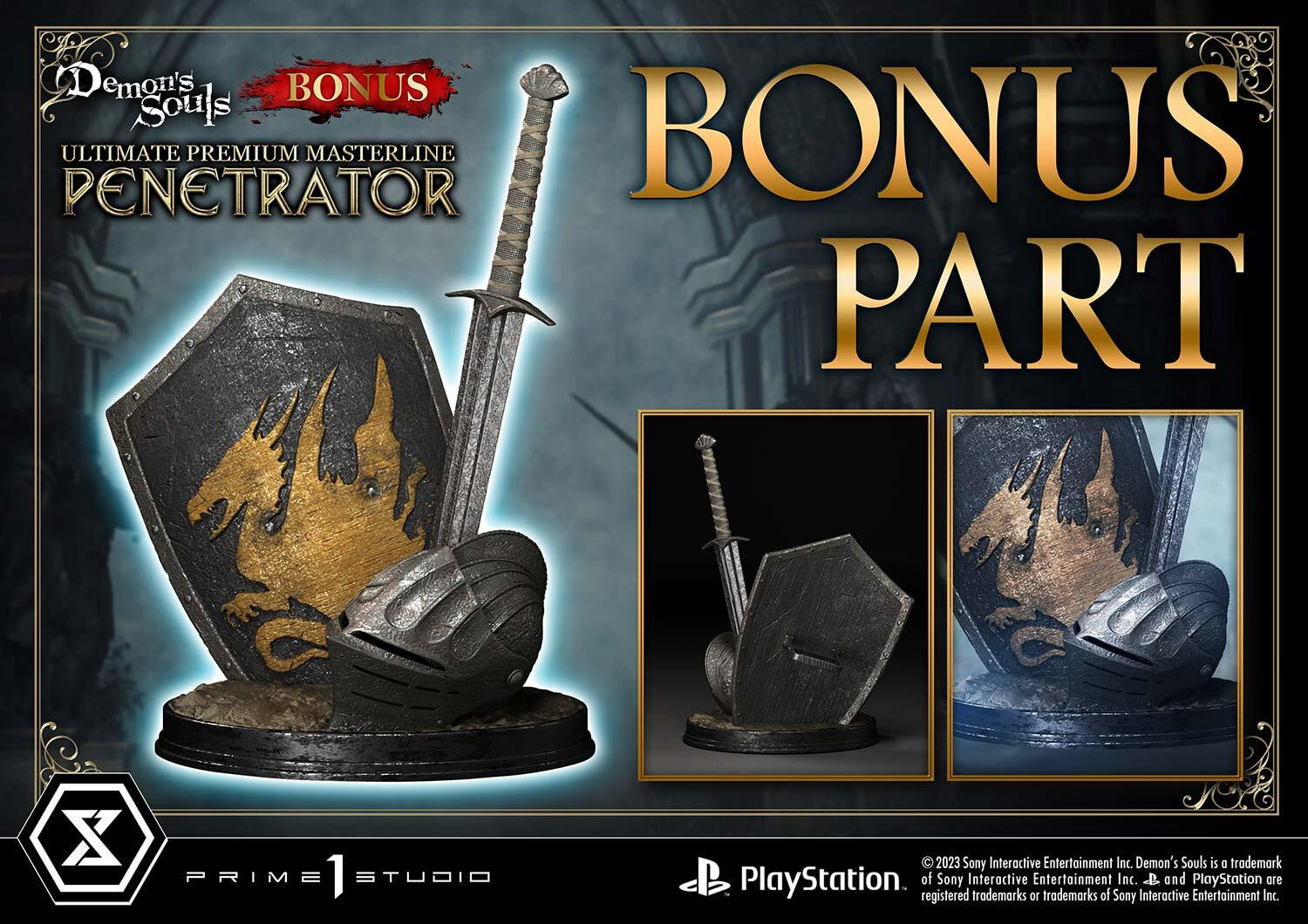 Demon's Souls - Tsuranuki no Kishi - Ultimate Premium Masterline (UPMDMS-02S) - 1/4 - Bonus Version (Prime 1 Studio) photo 45