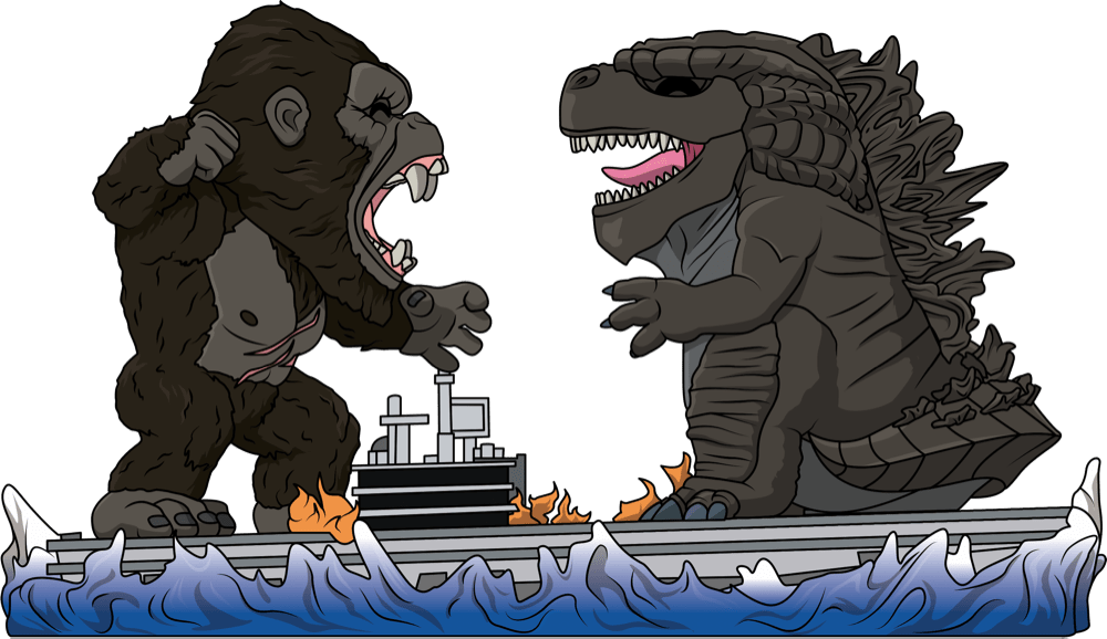 Godzilla vs. Kong - Gojira - King Kong - Godzilla vs. Kong x Youtooz (#2) - Youtooz (Youtooz) photo 2