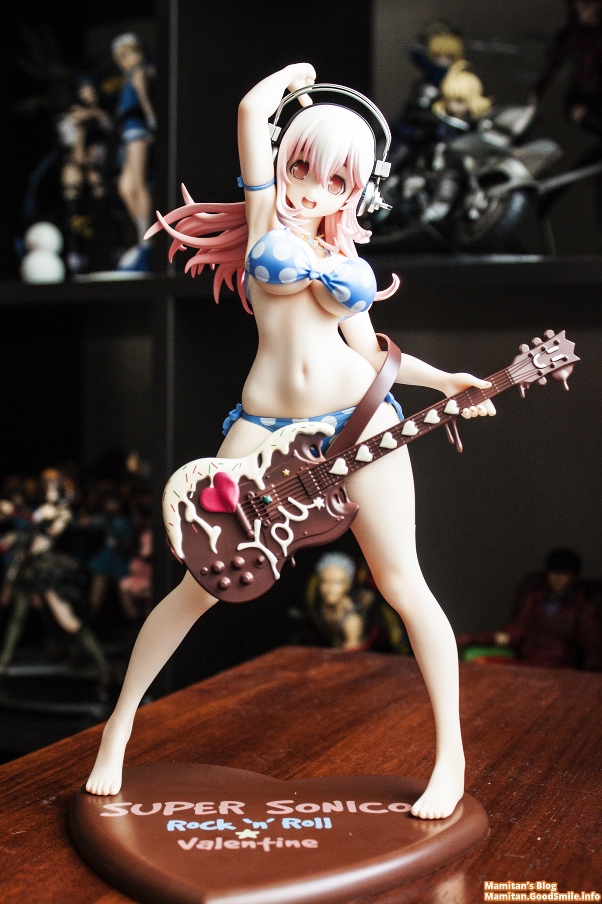 SoniComi (Super Sonico) - Sonico - 1/6 - Rock 'n' Roll Valentine (Sentinel, Wing) photo 2