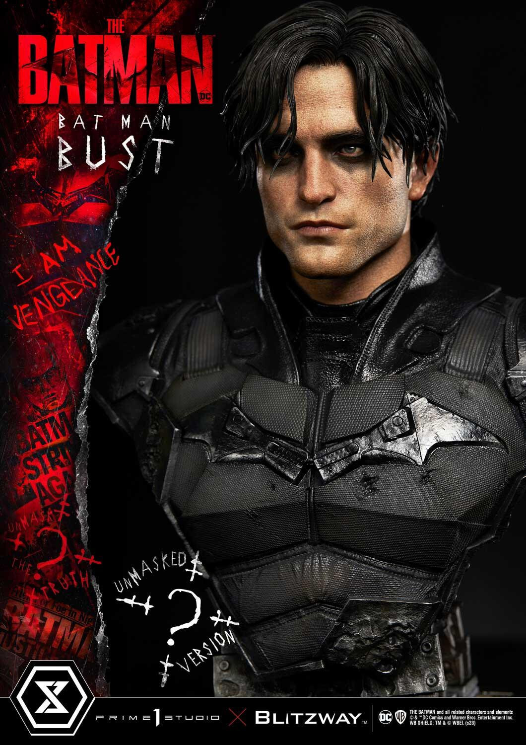 The Batman - Bruce Wayne - Bust - Premium Bust  (PBDC-10) - 1/3 - Unmasked Version (Blitzway, Prime 1 Studio)