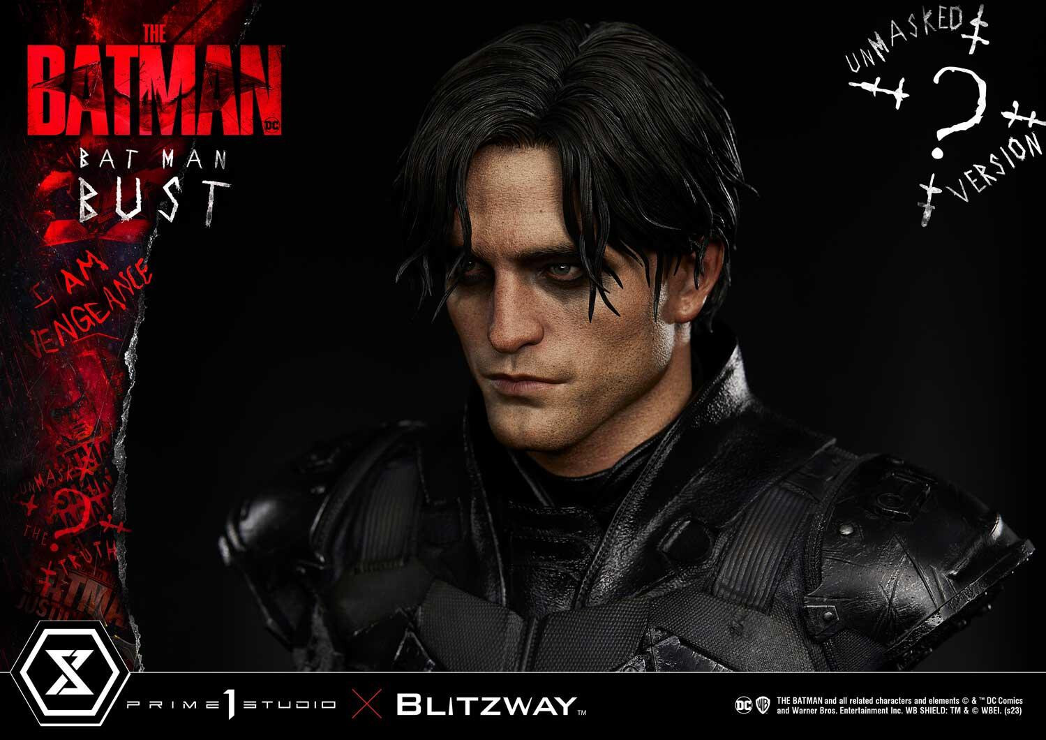 The Batman - Bruce Wayne - Bust - Premium Bust (PBDC-10) - 1/3 - Unmasked Version (Blitzway, Prime 1 Studio) photo 4