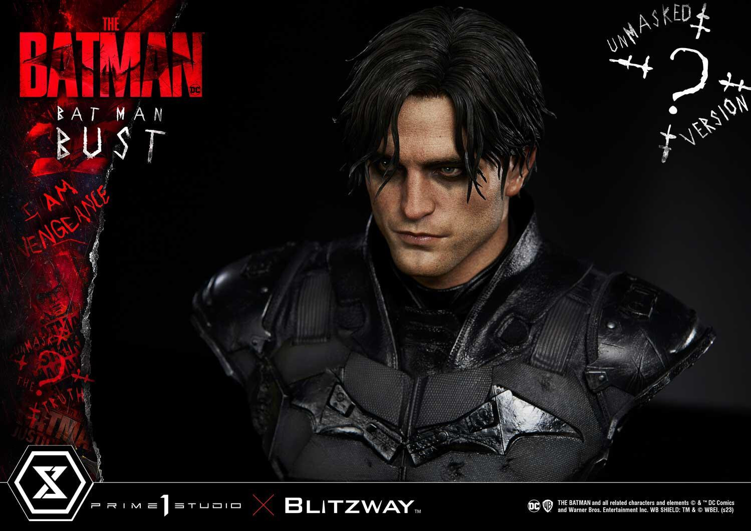 The Batman - Bruce Wayne - Bust - Premium Bust (PBDC-10) - 1/3 - Unmasked Version (Blitzway, Prime 1 Studio) photo 5