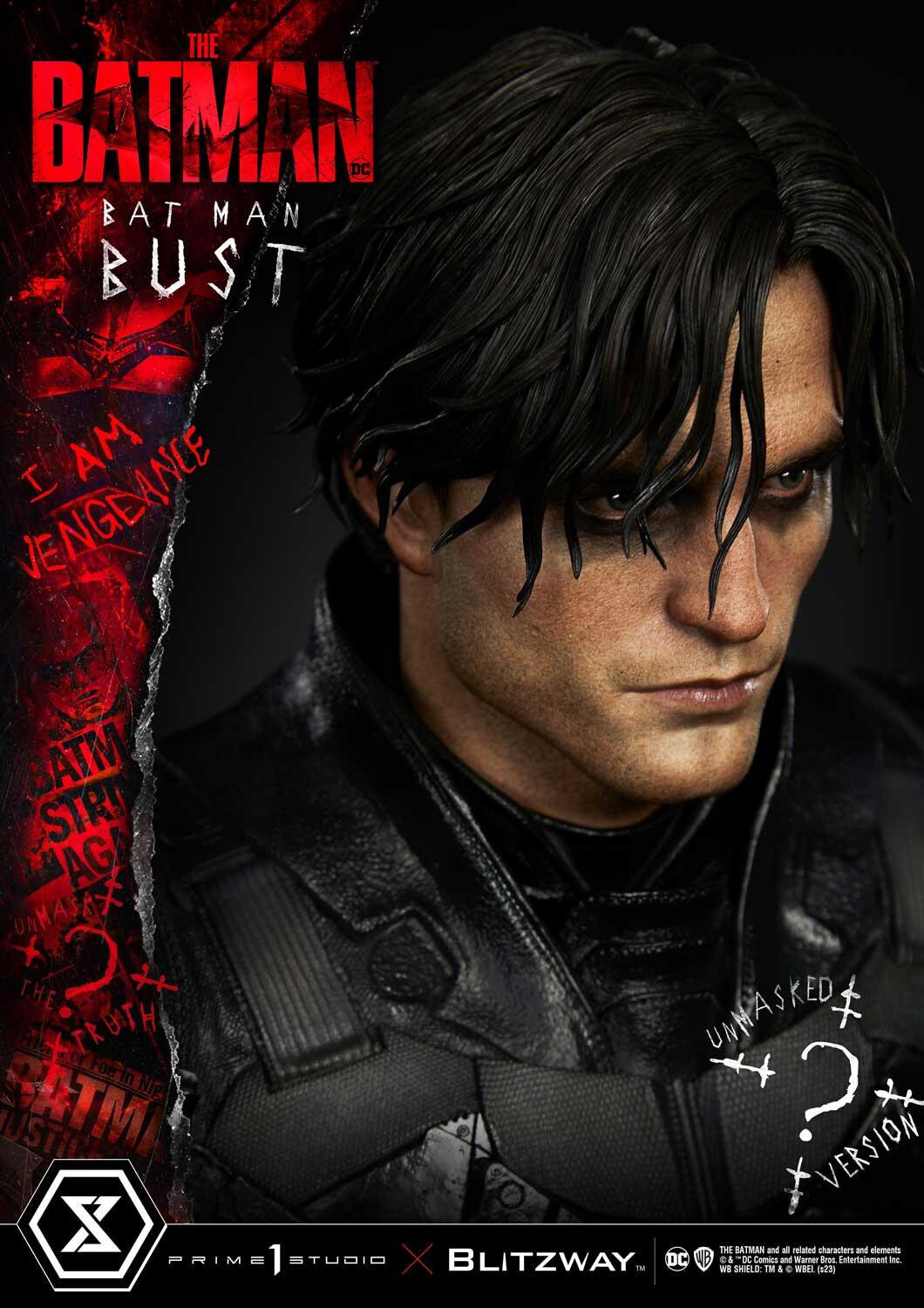 The Batman - Bruce Wayne - Bust - Premium Bust (PBDC-10) - 1/3 - Unmasked Version (Blitzway, Prime 1 Studio) photo 6