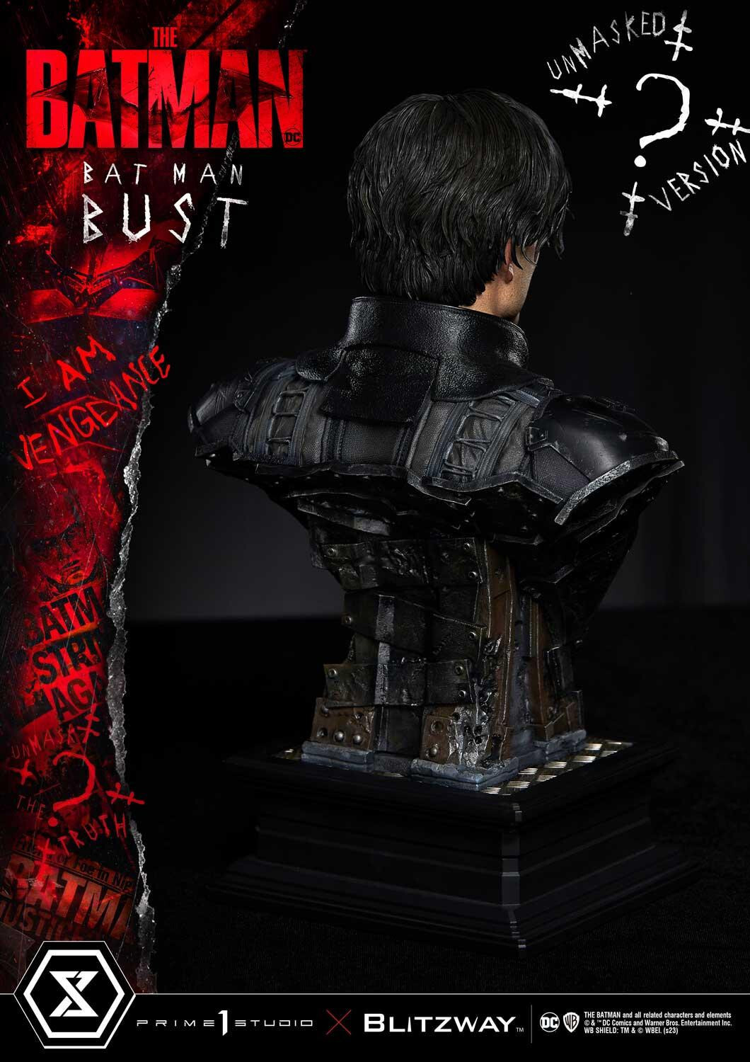 The Batman - Bruce Wayne - Bust - Premium Bust (PBDC-10) - 1/3 - Unmasked Version (Blitzway, Prime 1 Studio) photo 7