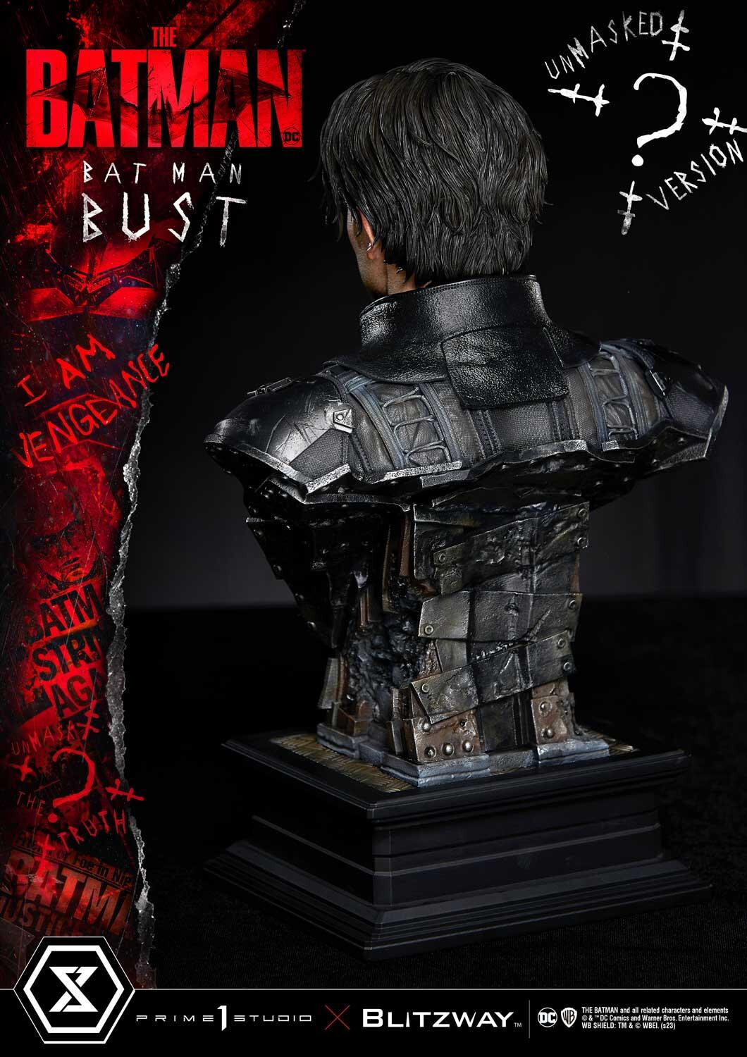 The Batman - Bruce Wayne - Bust - Premium Bust (PBDC-10) - 1/3 - Unmasked Version (Blitzway, Prime 1 Studio) photo 8