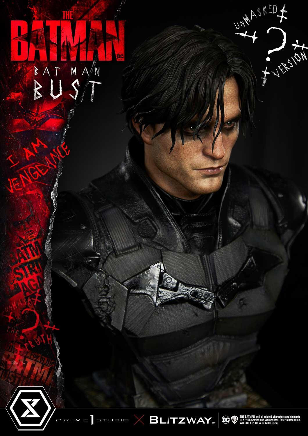 The Batman - Bruce Wayne - Bust - Premium Bust (PBDC-10) - 1/3 - Unmasked Version (Blitzway, Prime 1 Studio) photo 9