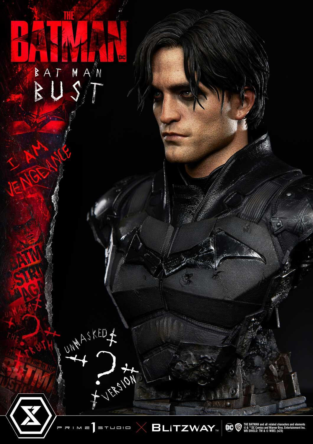 The Batman - Bruce Wayne - Bust - Premium Bust (PBDC-10) - 1/3 - Unmasked Version (Blitzway, Prime 1 Studio) photo 11