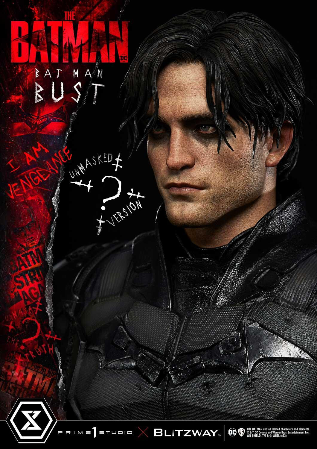 The Batman - Bruce Wayne - Bust - Premium Bust (PBDC-10) - 1/3 - Unmasked Version (Blitzway, Prime 1 Studio) photo 12
