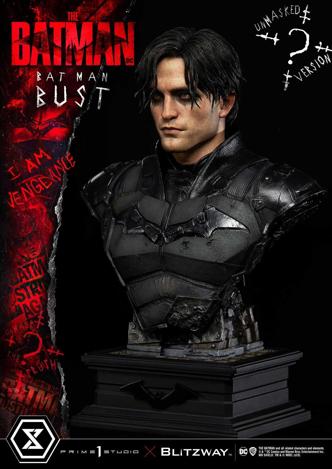The Batman - Bruce Wayne - Bust - Premium Bust (PBDC-10) - 1/3 - Unmasked Version (Blitzway, Prime 1 Studio) photo 13