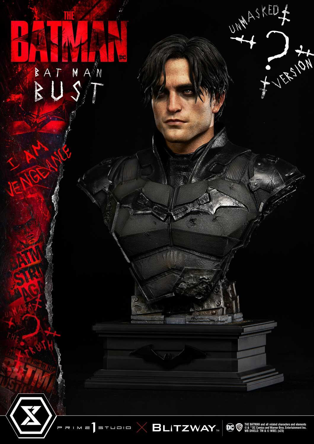 The Batman - Bruce Wayne - Bust - Premium Bust (PBDC-10) - 1/3 - Unmasked Version (Blitzway, Prime 1 Studio) photo 14