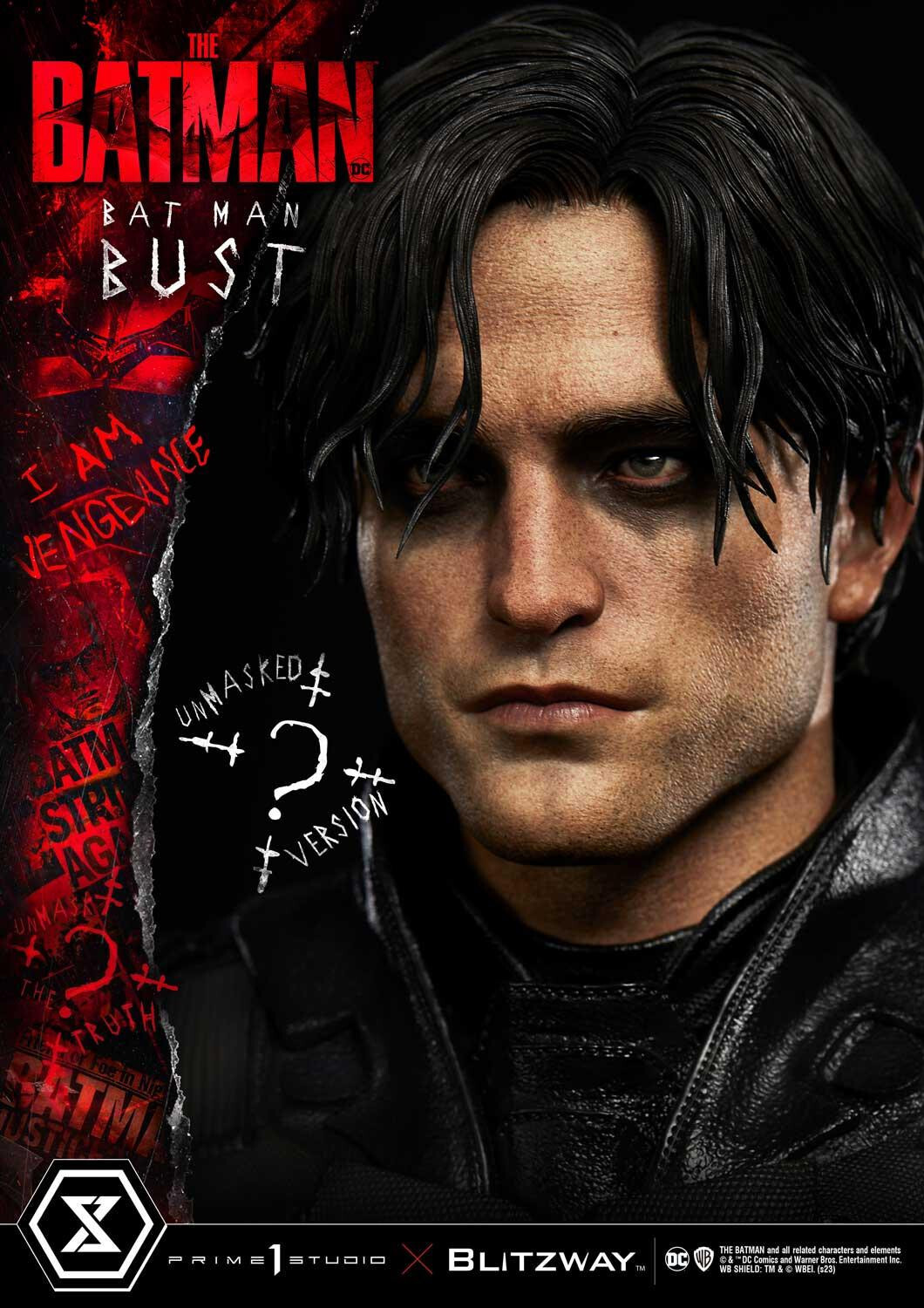 The Batman - Bruce Wayne - Bust - Premium Bust (PBDC-10) - 1/3 - Unmasked Version (Blitzway, Prime 1 Studio) photo 16