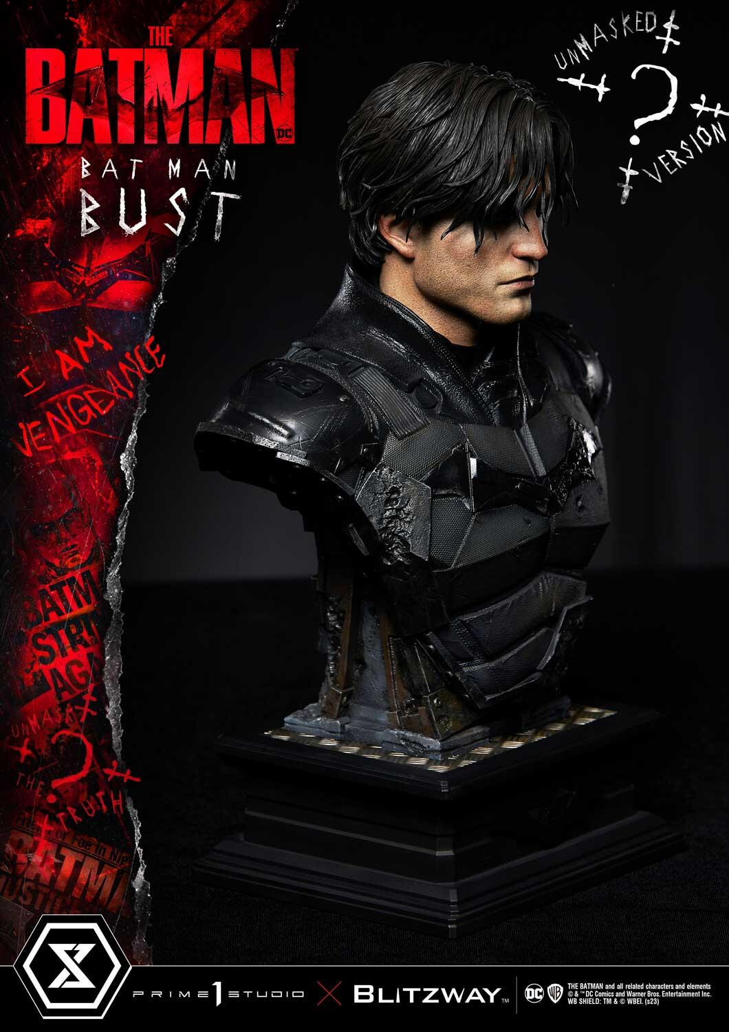 The Batman - Bruce Wayne - Bust - Premium Bust (PBDC-10) - 1/3 - Unmasked Version (Blitzway, Prime 1 Studio) photo 17