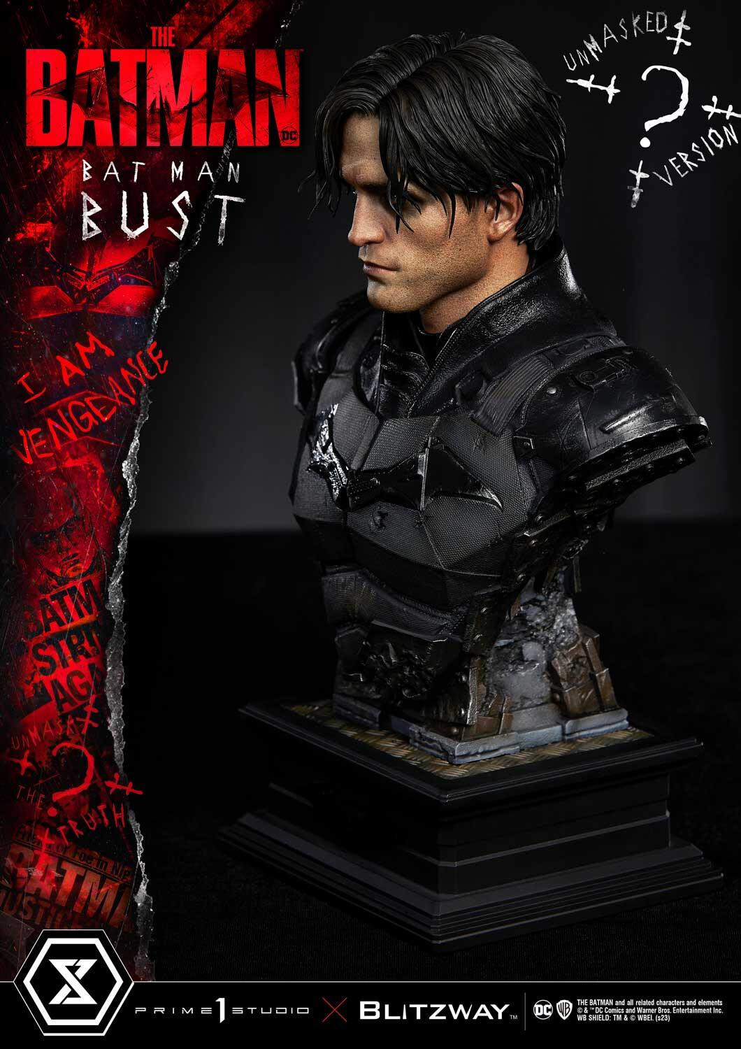 The Batman - Bruce Wayne - Bust - Premium Bust (PBDC-10) - 1/3 - Unmasked Version (Blitzway, Prime 1 Studio) photo 19