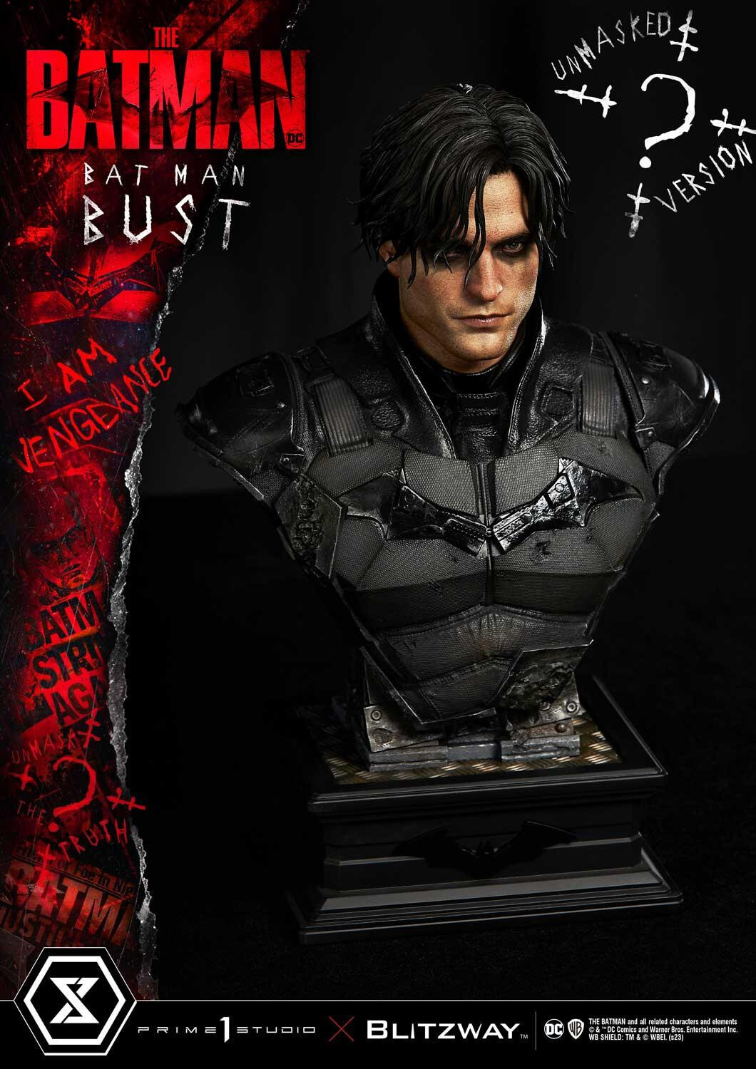 The Batman - Bruce Wayne - Bust - Premium Bust (PBDC-10) - 1/3 - Unmasked Version (Blitzway, Prime 1 Studio) photo 20