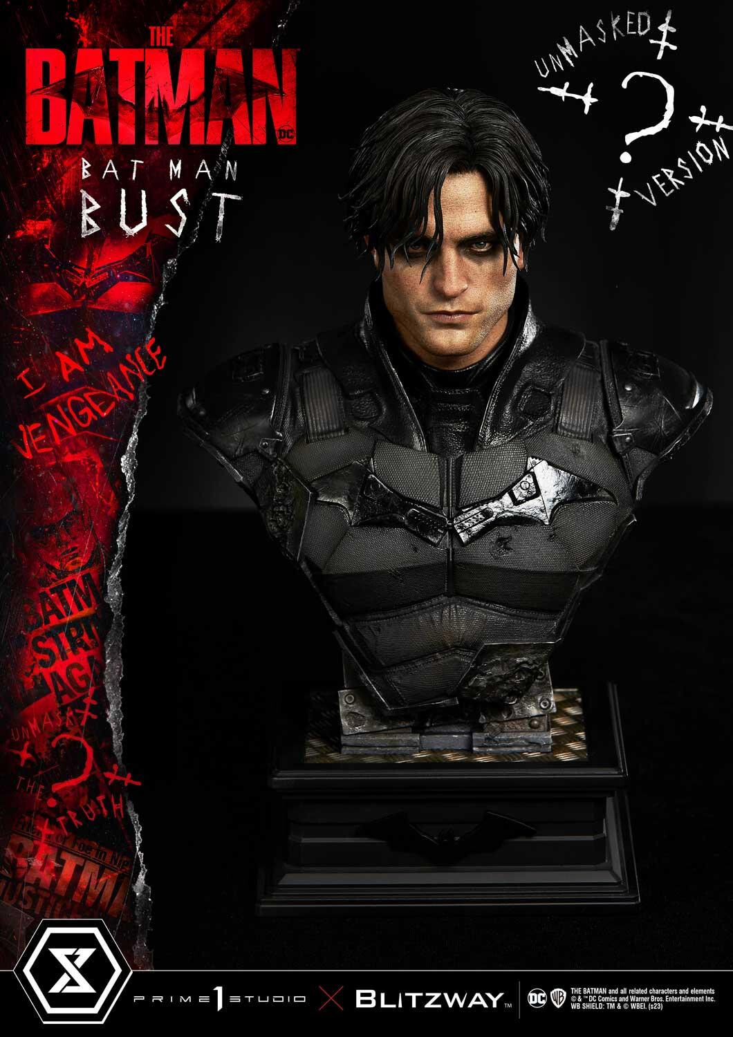 The Batman - Bruce Wayne - Bust - Premium Bust (PBDC-10) - 1/3 - Unmasked Version (Blitzway, Prime 1 Studio) photo 22
