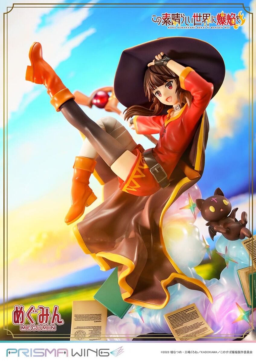 Kono Subarashii Sekai ni Bakuen o! - Chomusuke - Megumin - Prisma Wing (PWKNSBB-01P) - 1/7 (Prime 1 Studio) photo 13