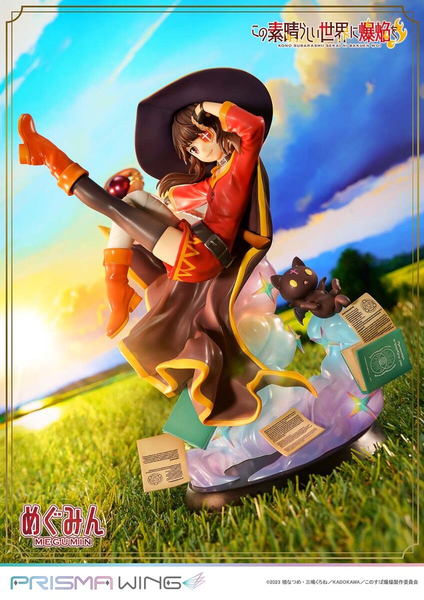 Kono Subarashii Sekai ni Bakuen o! - Chomusuke - Megumin - Prisma Wing (PWKNSBB-01P) - 1/7 (Prime 1 Studio) photo 43