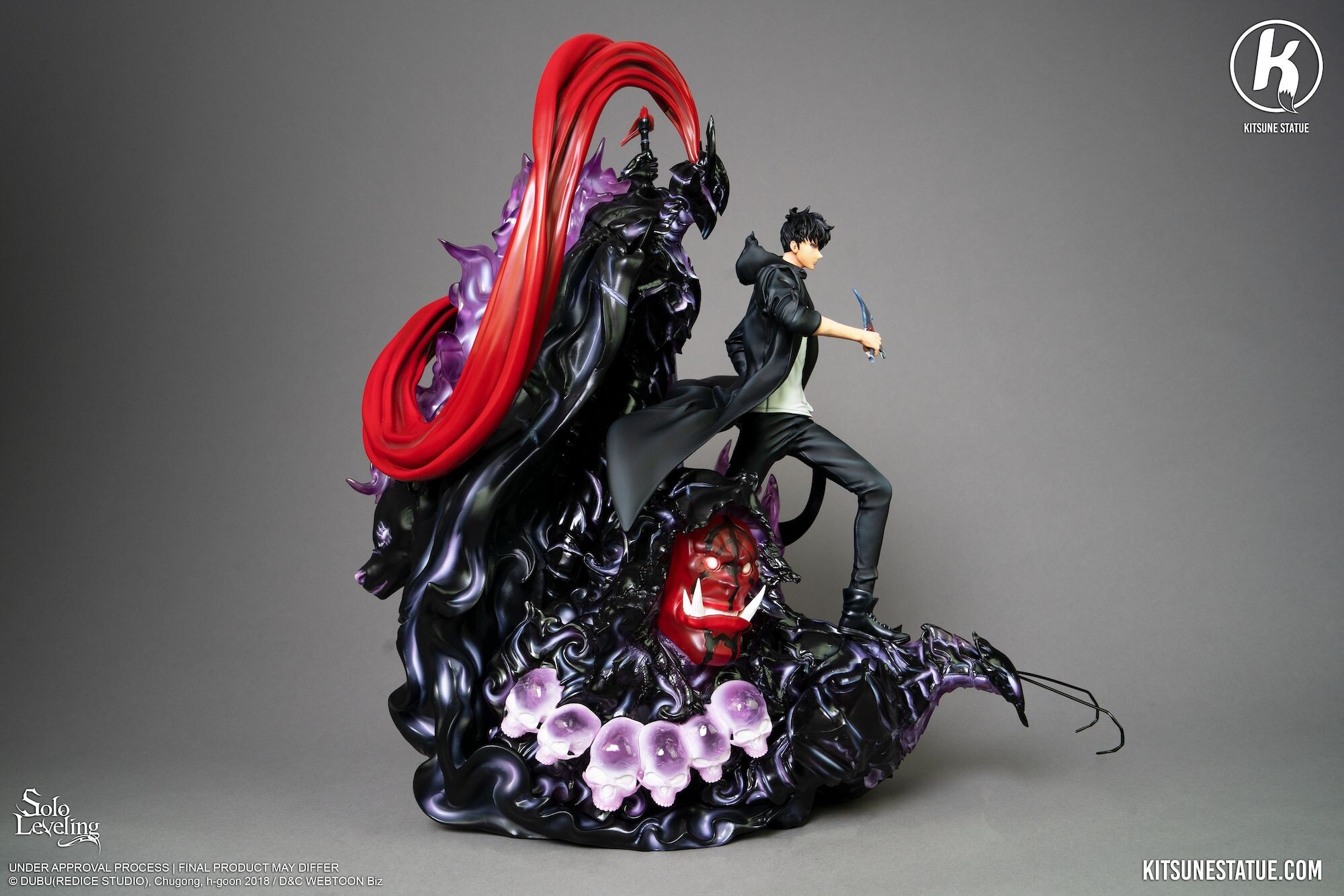 Solo Leveling - Beru - Igris - Iron - Sung Jinwoo - Tank - Tusk - Sung's Shadows - 1/6 (Kitsune Statue) photo 20