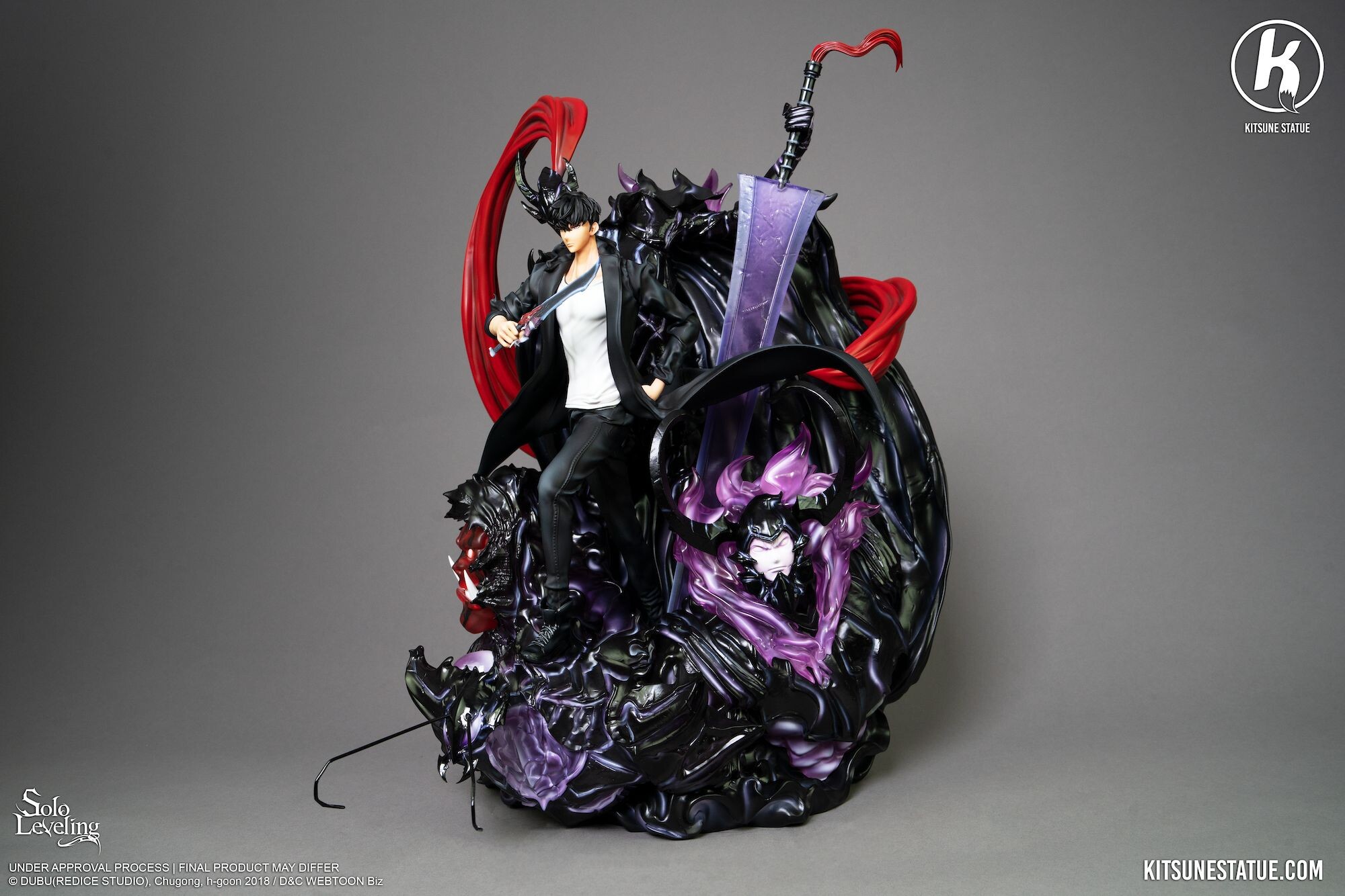 Solo Leveling - Beru - Igris - Iron - Sung Jinwoo - Tank - Tusk - Sung's Shadows - 1/6 (Kitsune Statue) photo 21