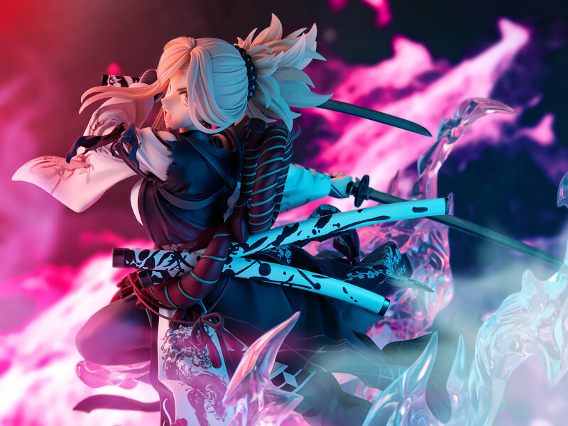 Fate/Samurai Remnant - Miyamoto Musashi - KT Model+ - 1/7 - Berserker, DX ver. (Koei Tecmo Games, Wonderful Works) photo 2