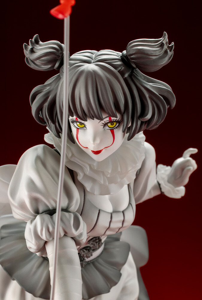 It (2017) - Pennywise - Bishoujo Statue - Horror Bishoujo - 1/7 - Monochrome Ver. (Kotobukiya) photo 9