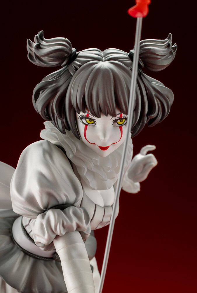 It (2017) - Pennywise - Bishoujo Statue - Horror Bishoujo - 1/7 - Monochrome Ver. (Kotobukiya) photo 10