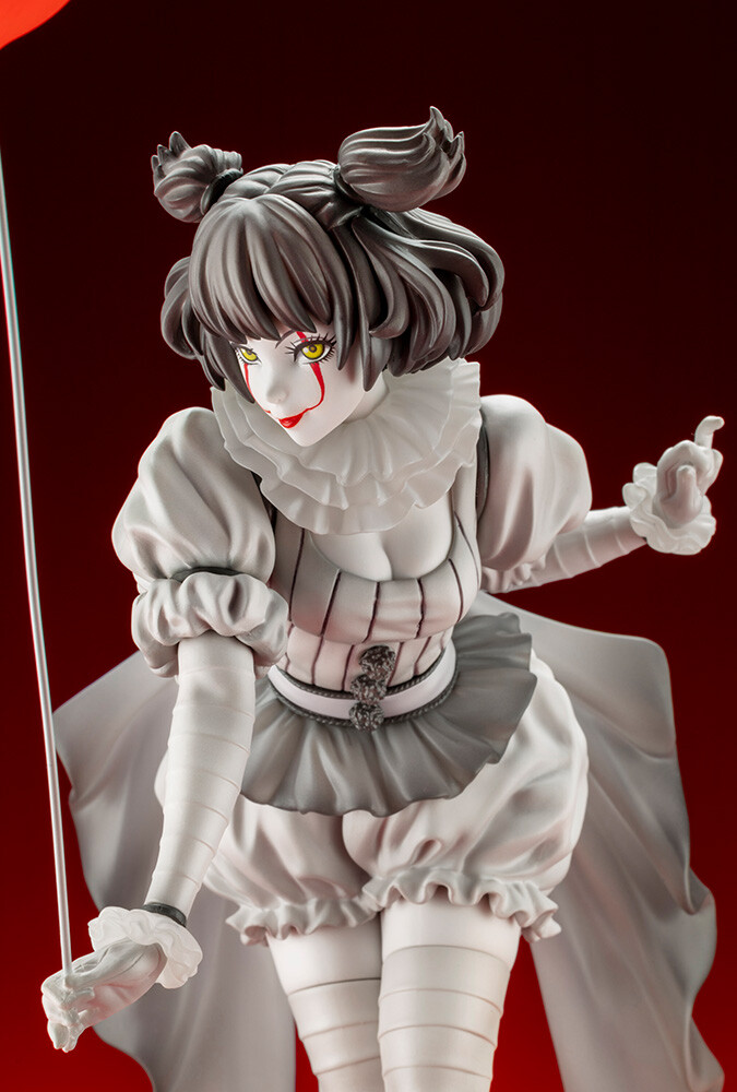 It (2017) - Pennywise - Bishoujo Statue - Horror Bishoujo - 1/7 - Monochrome Ver. (Kotobukiya) photo 11