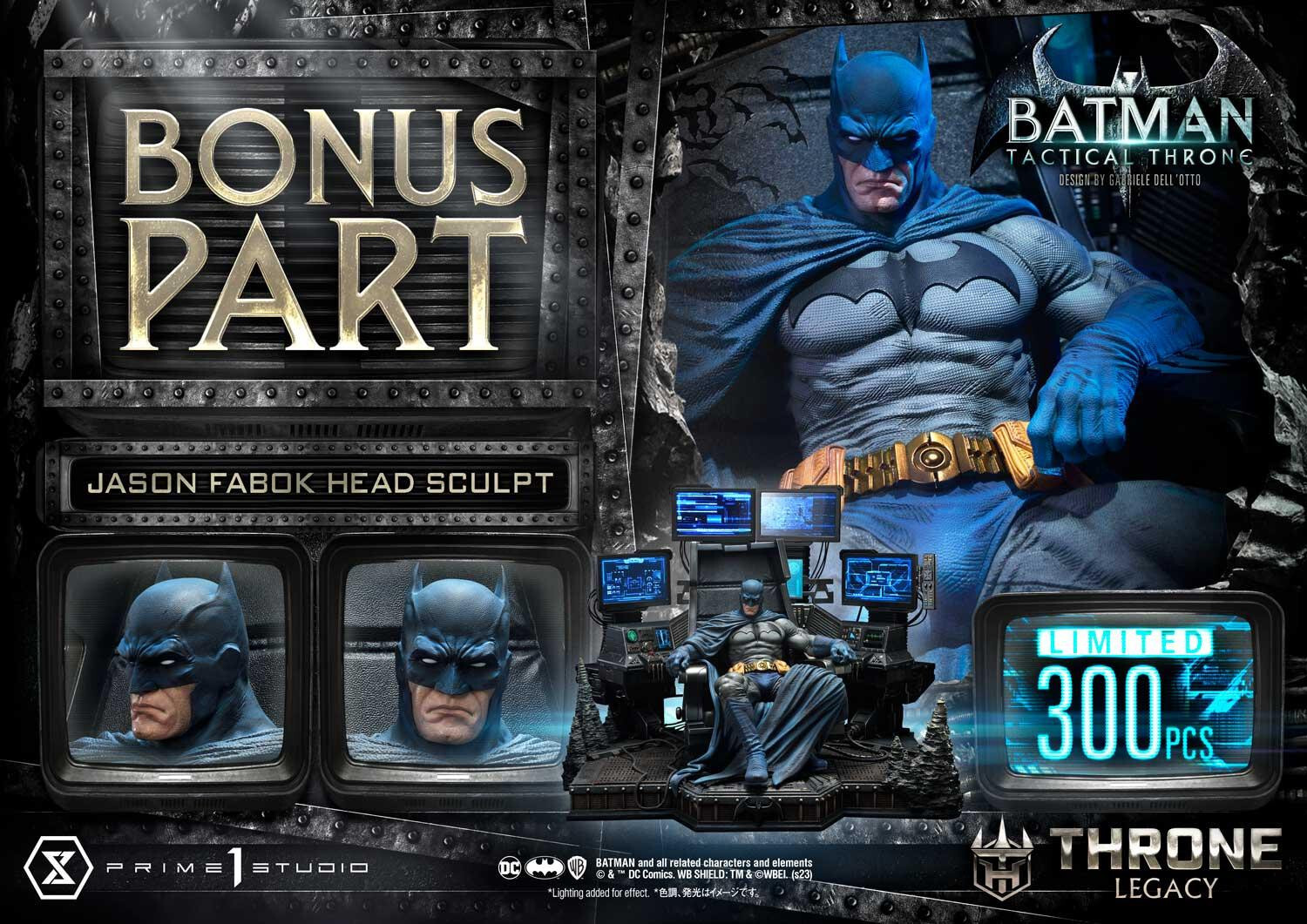Batman - Bruce Wayne - Throne Legacy (TLCDC-01DXS) - 1/4 - Tactical Throne, DX Bonus Version (Prime 1 Studio) photo 33