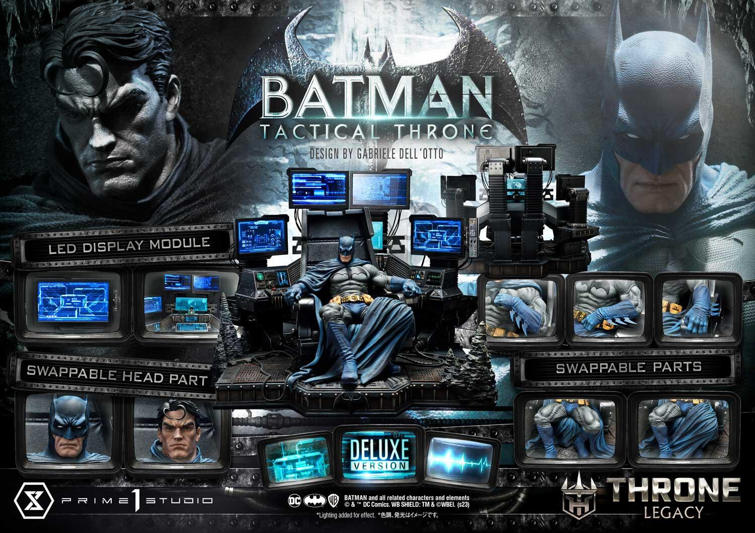 Batman - Bruce Wayne - Throne Legacy (TLCDC-01DXS) - 1/4 - Tactical Throne, DX Bonus Version (Prime 1 Studio) photo 61