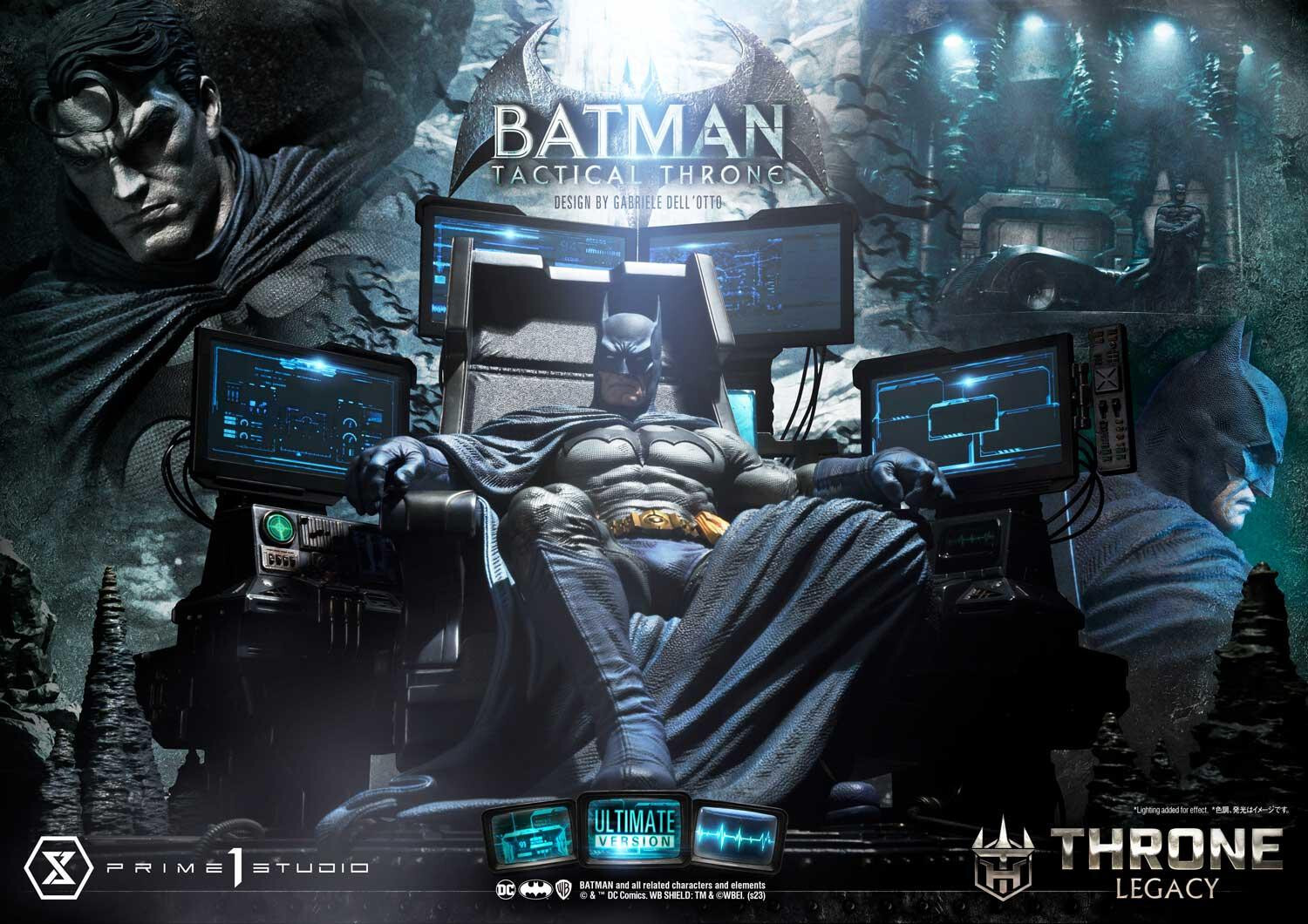 Batman - Bruce Wayne - Throne Legacy (TLCDC-01UT) - 1/4 - Tactical Throne, Ultimate Version (Prime 1 Studio) photo 32