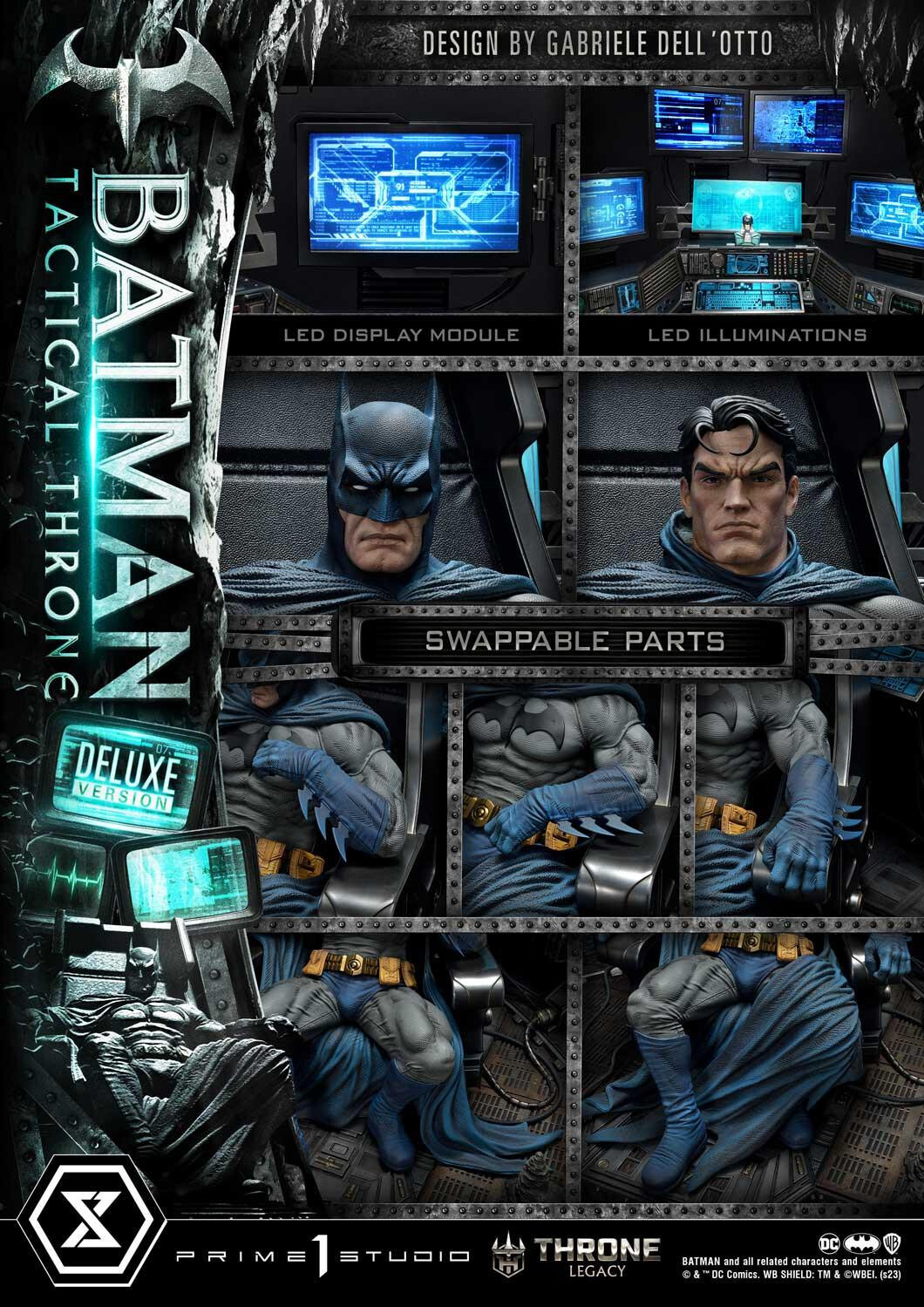 Batman - Bruce Wayne - Throne Legacy (TLCDC-01UT) - 1/4 - Tactical Throne, Ultimate Version (Prime 1 Studio) photo 72