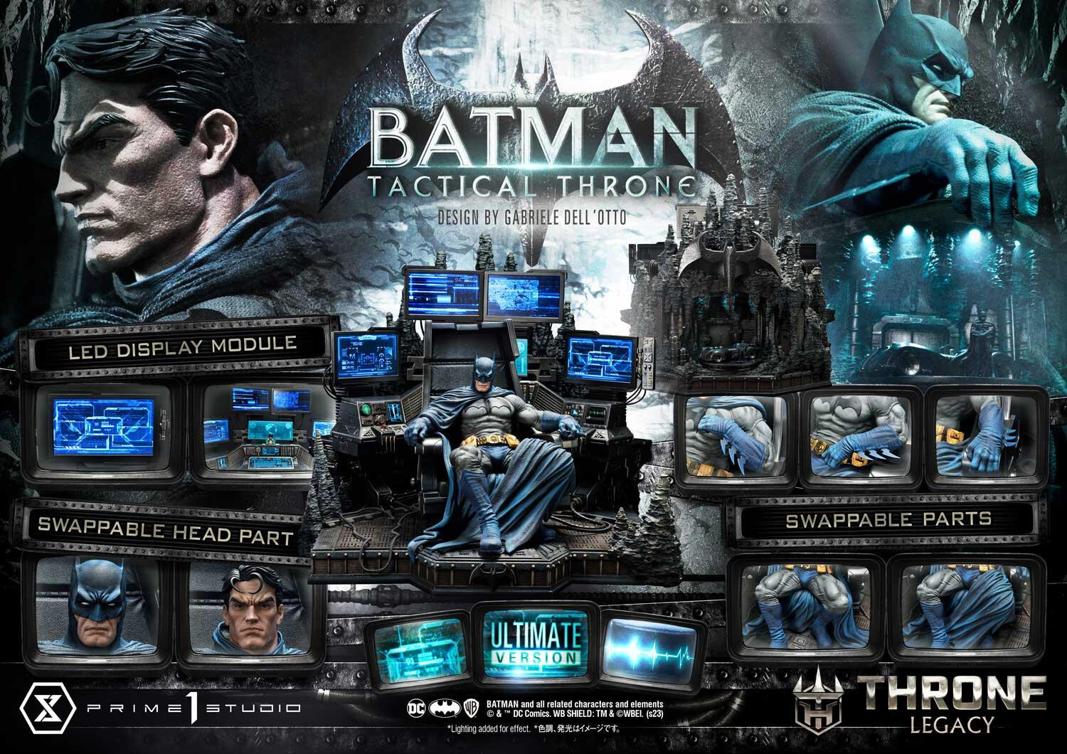 Batman - Bruce Wayne - Throne Legacy  (TLCDC-01UTS) - 1/4 - Tactical Throne, Ultimate Bonus Version (Prime 1 Studio) photo 26