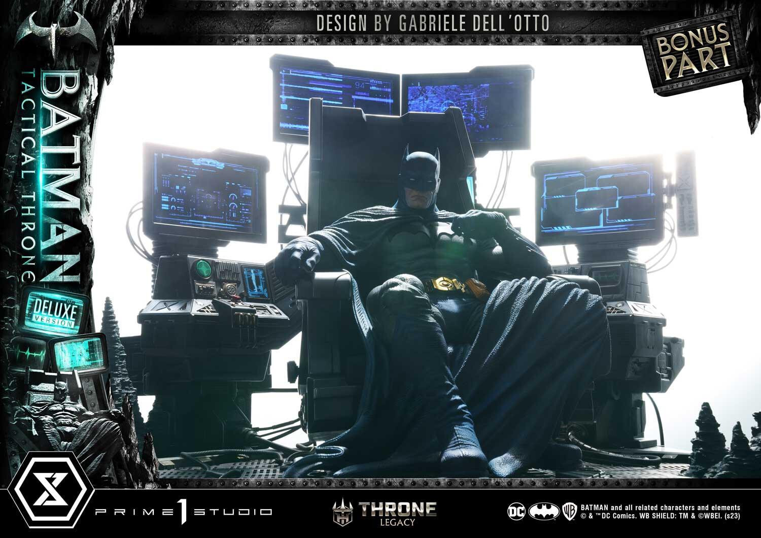 Batman - Bruce Wayne - Throne Legacy  (TLCDC-01UTS) - 1/4 - Tactical Throne, Ultimate Bonus Version (Prime 1 Studio) photo 46
