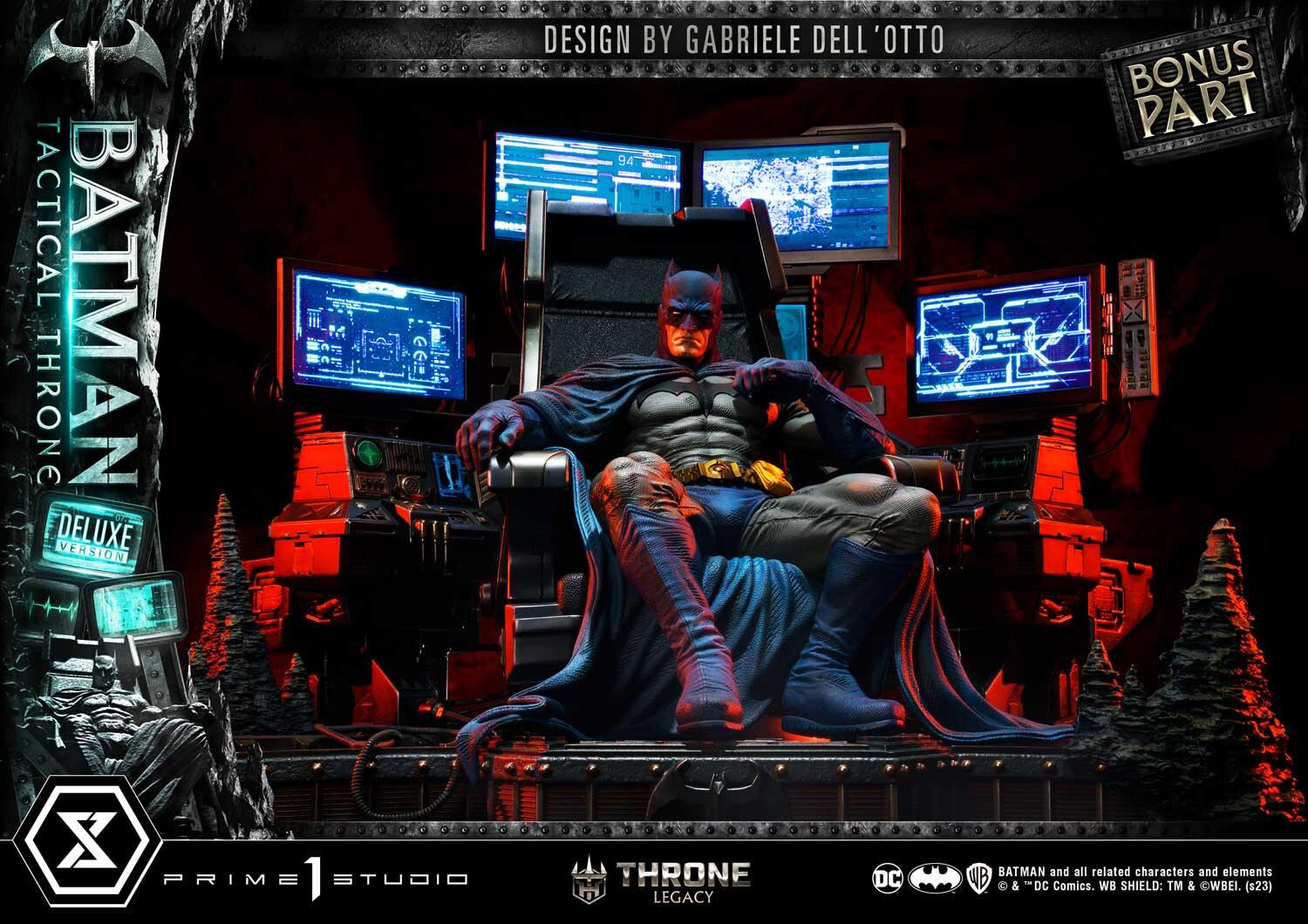 Batman - Bruce Wayne - Throne Legacy  (TLCDC-01UTS) - 1/4 - Tactical Throne, Ultimate Bonus Version (Prime 1 Studio) photo 49