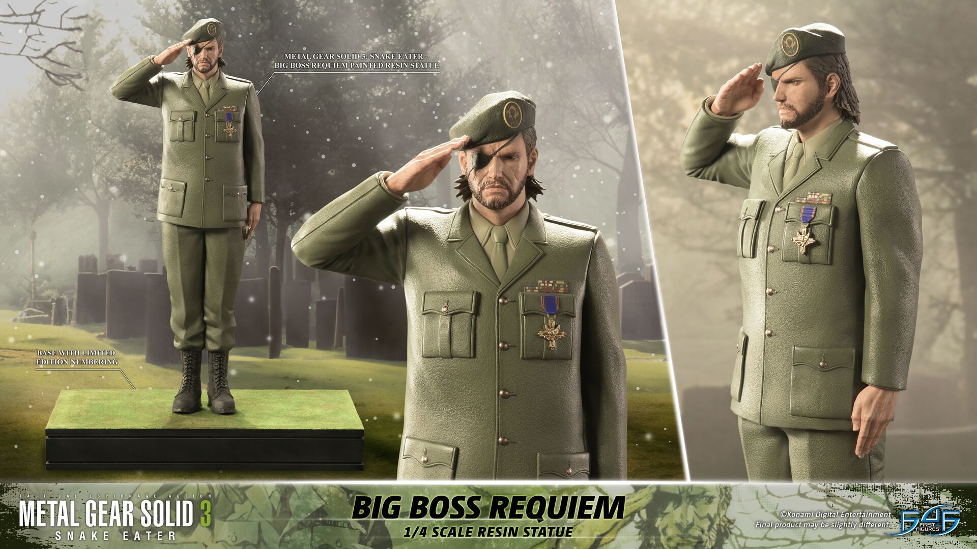 Metal Gear Solid 3: Snake Eater - Naked Snake - 1/4 - Requiem (First 4 Figures) photo 11