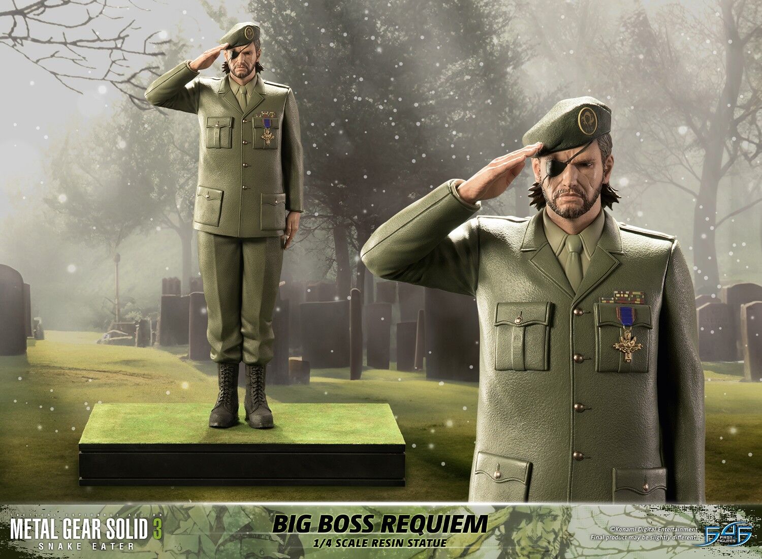 Metal Gear Solid 3: Snake Eater - Naked Snake - 1/4 - Requiem (First 4 Figures) photo 20