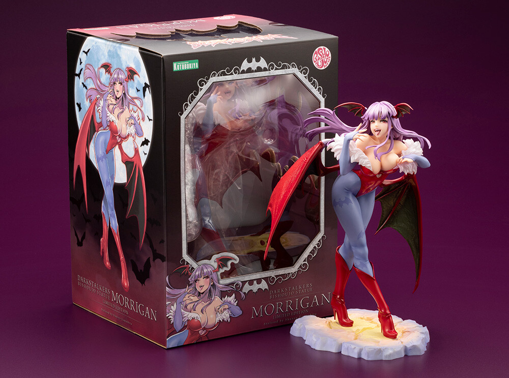 Vampire: The Night Warriors - Morrigan Aensland - Bishoujo Statue - 1/7 - Limited Edition (Kotobukiya) photo 9