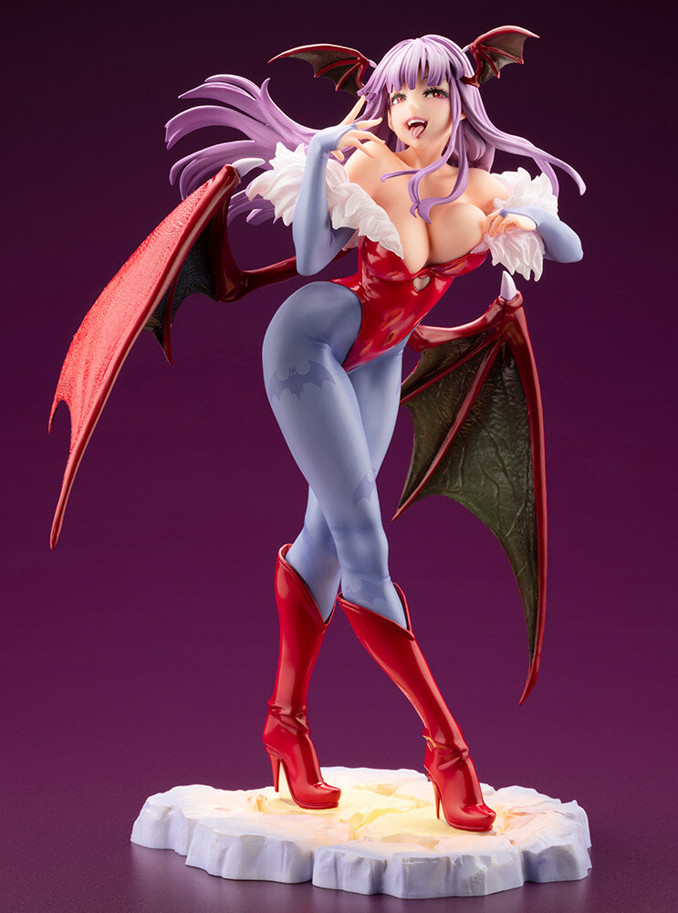 Vampire: The Night Warriors - Morrigan Aensland - Bishoujo Statue - 1/7 - Limited Edition (Kotobukiya) photo 11