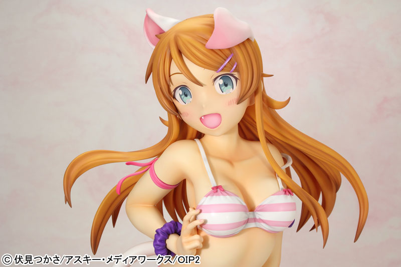 Ore no Imouto ga Konna ni Kawaii Wake ga Nai. - Kousaka Kirino - Grand Toys - Super Figure (SF2.5) - 1/2.5 - Nekomimi Swimsuit ver. (Griffon Enterprises) photo 5