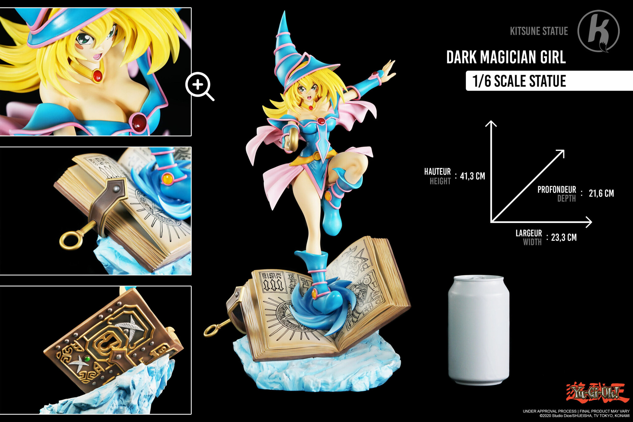 Yu-Gi-Oh! Duel Monsters - Black Magician Girl - 1/6 (Kitsune Statue) photo 11