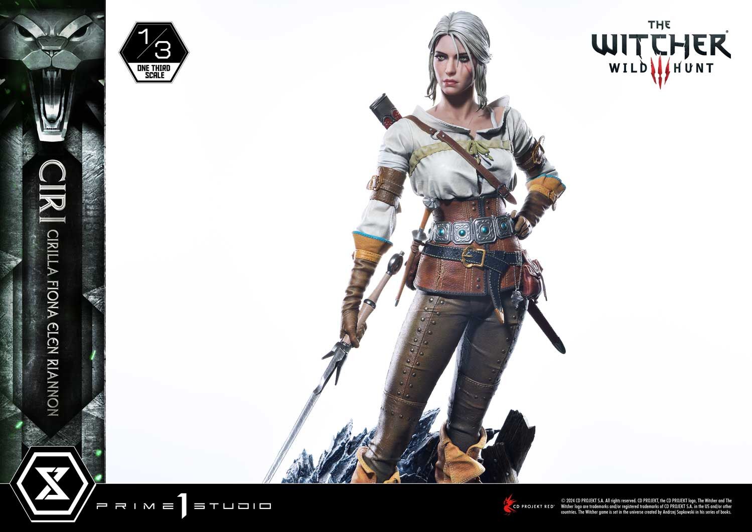 The Witcher 3: Wild Hunt - Ciri - Hound of the Wild Hunt - Museum Masterline Series (MMW3-03) - 1/3 (Prime 1 Studio)