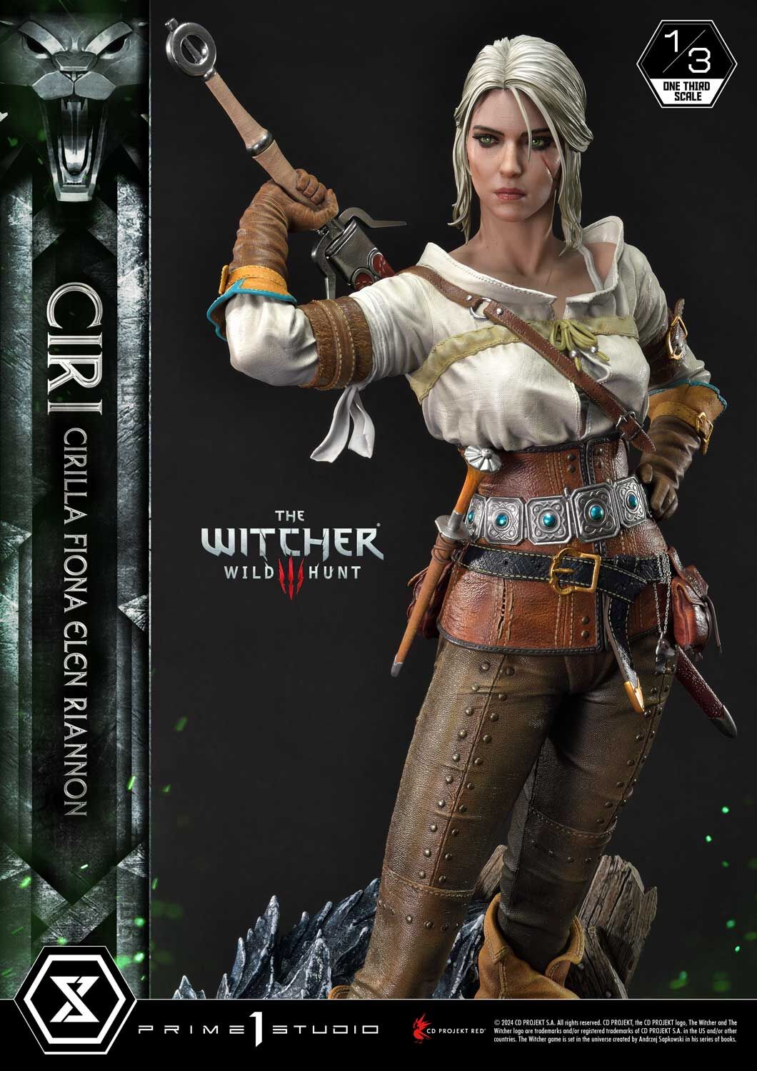 The Witcher 3: Wild Hunt - Ciri - Hound of the Wild Hunt - Museum Masterline Series (MMW3-03) - 1/3 (Prime 1 Studio) photo 3