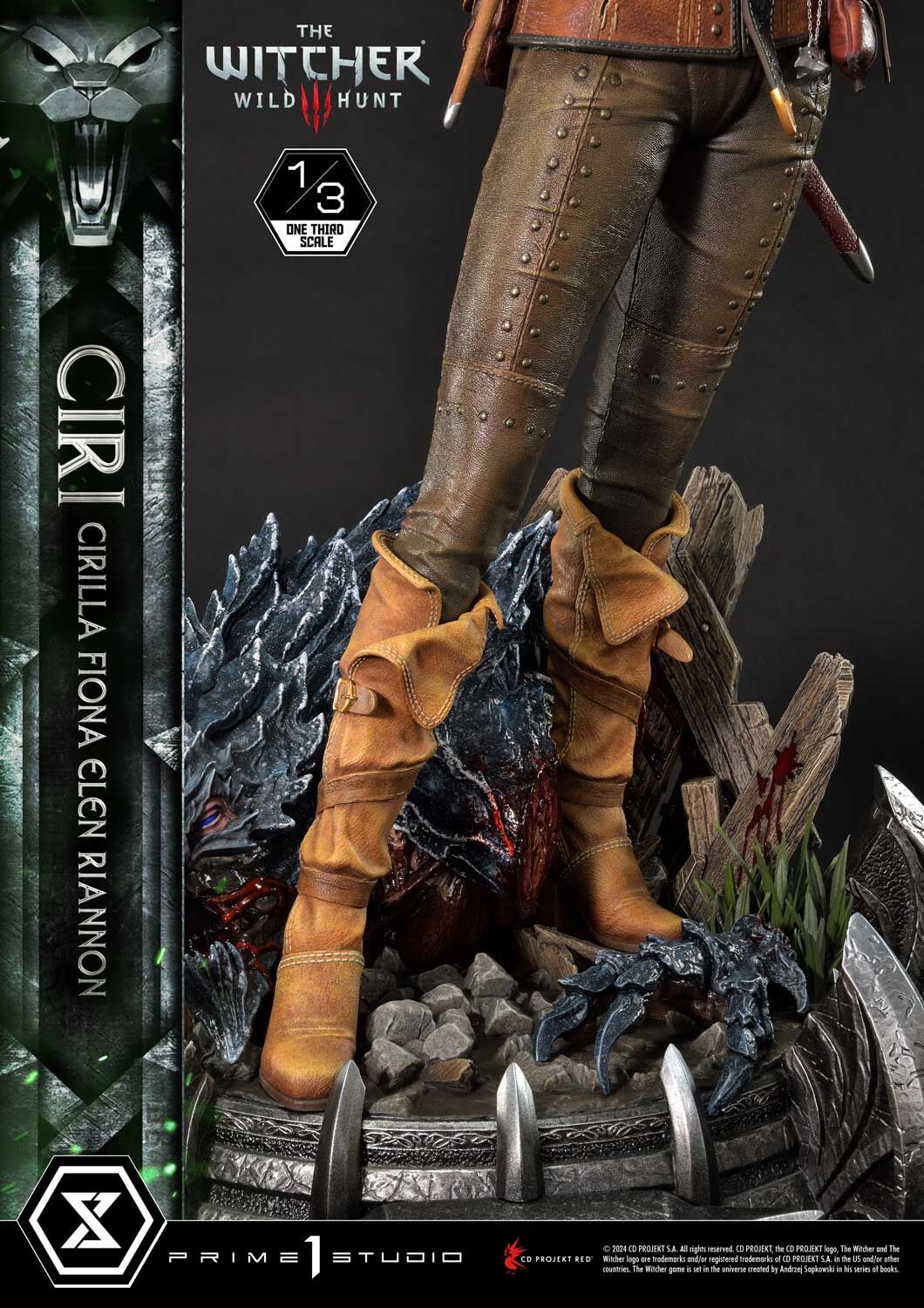 The Witcher 3: Wild Hunt - Ciri - Hound of the Wild Hunt - Museum Masterline Series (MMW3-03) - 1/3 (Prime 1 Studio) photo 8