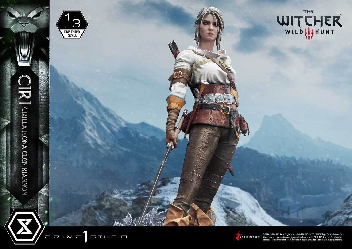 The Witcher 3: Wild Hunt - Ciri - Hound of the Wild Hunt - Museum Masterline Series (MMW3-03) - 1/3 (Prime 1 Studio) photo 12