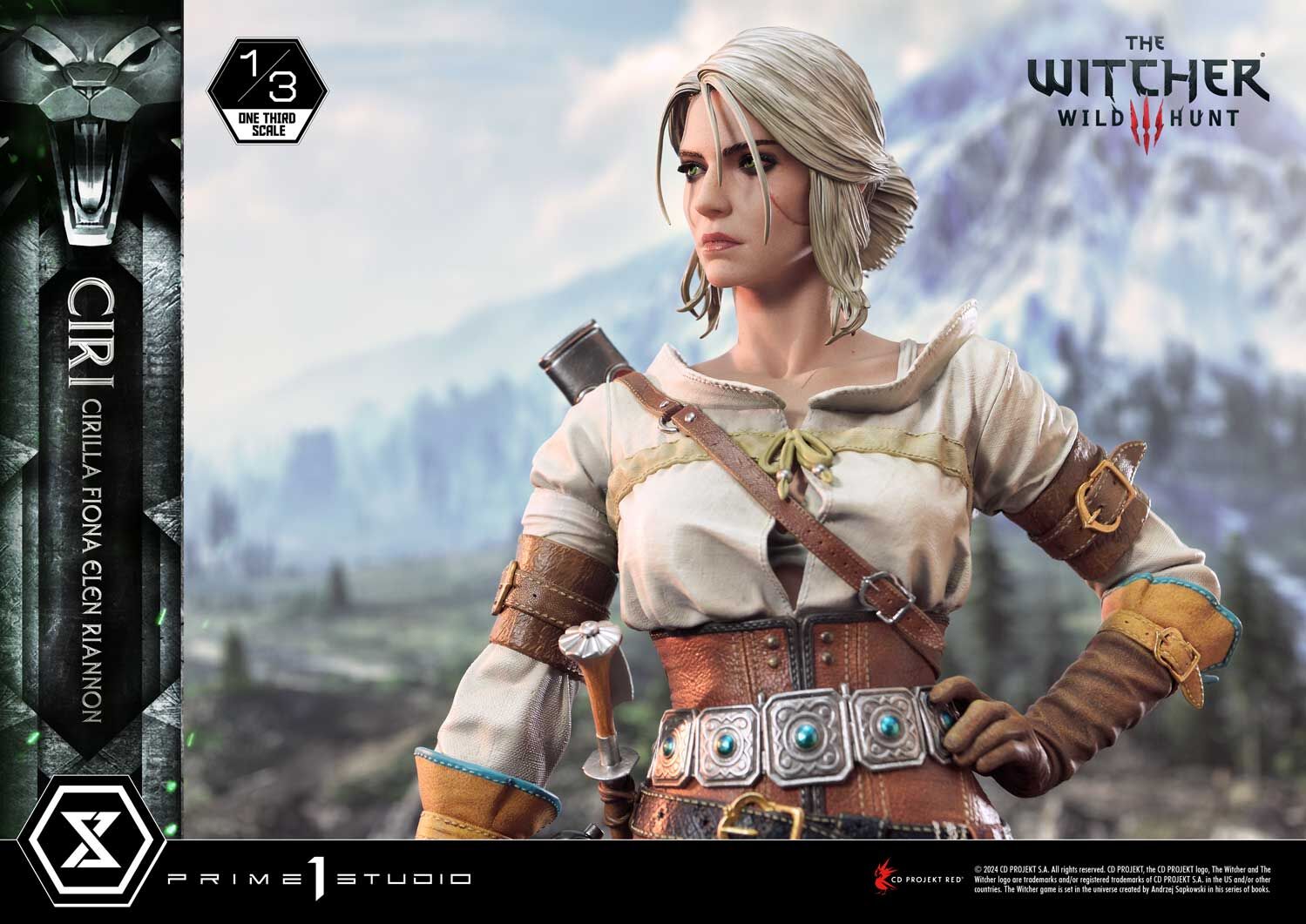 The Witcher 3: Wild Hunt - Ciri - Hound of the Wild Hunt - Museum Masterline Series (MMW3-03) - 1/3 (Prime 1 Studio) photo 17